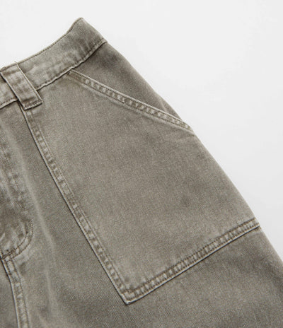 Poetic Collective Painter Pants in Grey Washed Denim