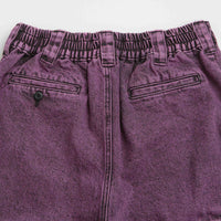 Poetic Collective Painter Pants - Purple Acid Wash Denim thumbnail