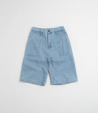 Poetic Collective Painter Shorts in Light Denim