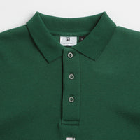 Poetic Collective Heavy Polo Sweatshirt - Bottle Green thumbnail