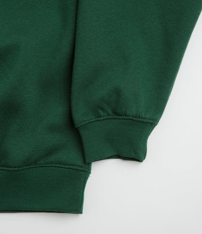 Poetic Collective Heavy Polo Sweatshirt - Bottle Green