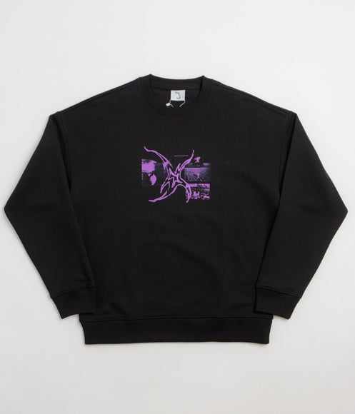 Poetic Collective Planning Ahead Crewneck Sweatshirt - Black