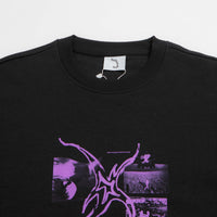 Poetic Collective Planning Ahead Crewneck Sweatshirt - Black thumbnail