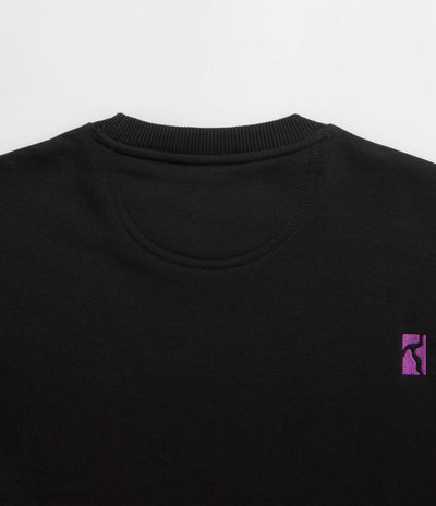 Poetic Collective Planning Ahead Crewneck Sweatshirt - Black