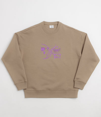 Poetic Collective Planning Ahead Crewneck Sweatshirt - Sand