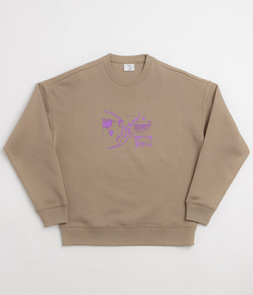Poetic Collective Planning Ahead Crewneck Sweatshirt - Sand