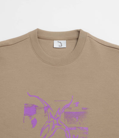 Poetic Collective Planning Ahead Crewneck Sweatshirt - Sand