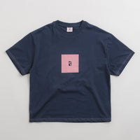 Poetic Collective Premium Box T-Shirt - Navy / Pink thumbnail