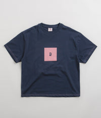 Poetic Collective Premium Box T-Shirt - Navy / Pink