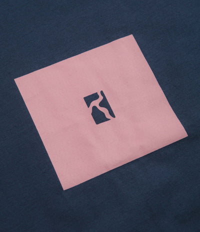 Poetic Collective Premium Box T-Shirt - Navy / Pink