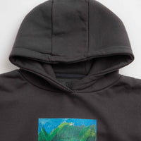 Poetic Collective Red Demon Hoodie - Iron Grey thumbnail