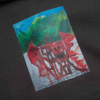 Poetic Collective Red Demon Hoodie - Iron Grey thumbnail