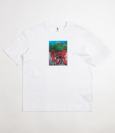 Poetic Collective Red Demon T-Shirt - White