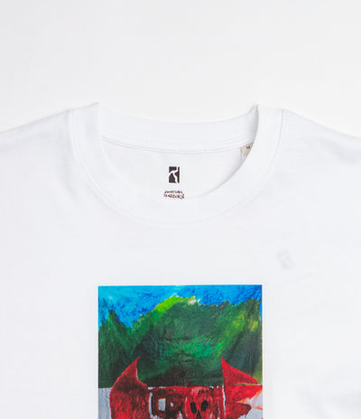 Poetic Collective Red Demon T-Shirt - White