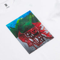Poetic Collective Red Demon T-Shirt - White thumbnail