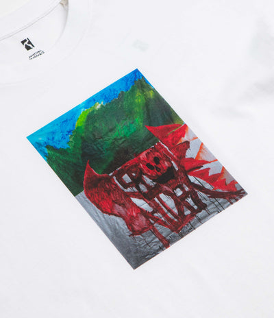Poetic Collective Red Demon T-Shirt - White