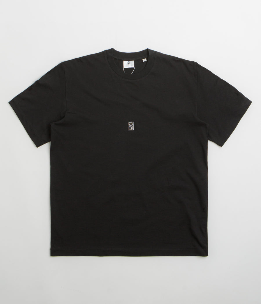 Poetic Collective Rubber Patch T-Shirt in Black