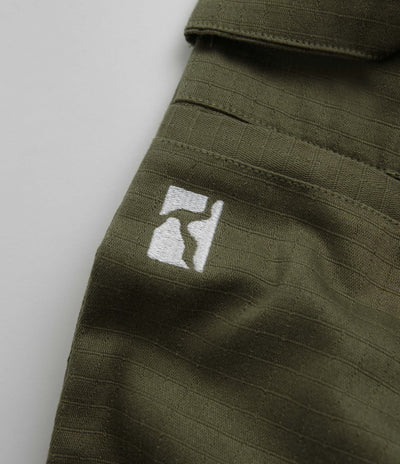 Poetic Collective Sculptor OTD Pants in Olive Green
