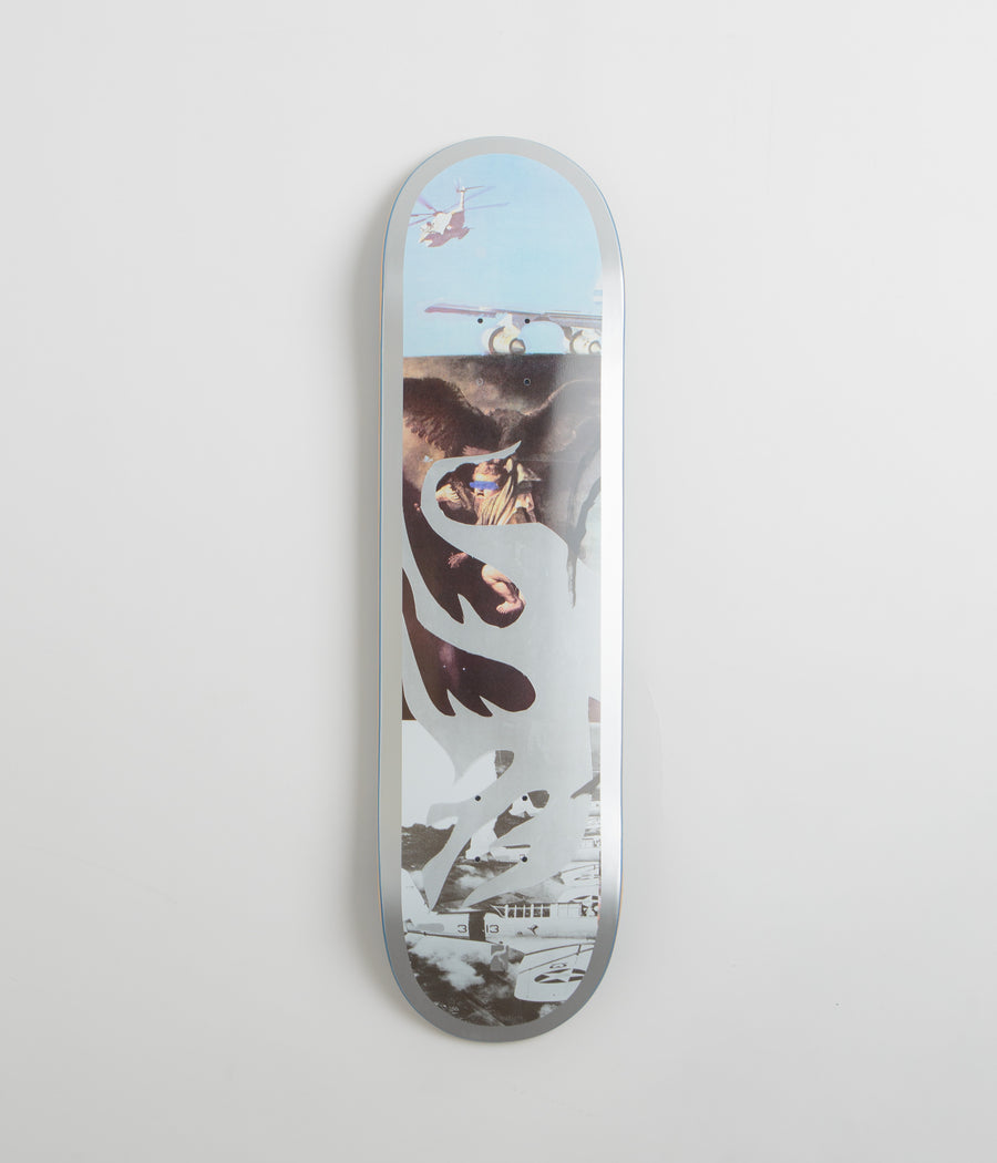 Poetic Collective Silver Plane Frame High Concave Deck in 8.5"