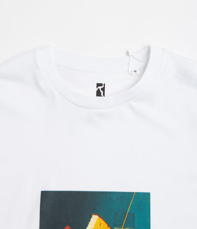 Poetic Collective Skate Or Die T-Shirt - White / Multi