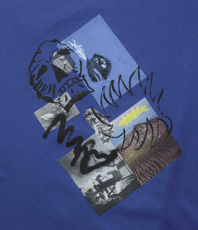 Poetic Collective Skull T-Shirt - Blue