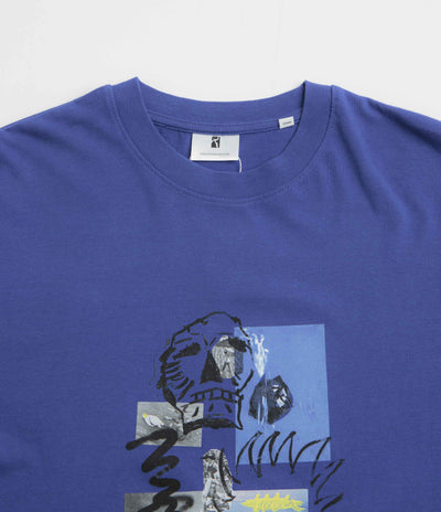 Poetic Collective Skull T-Shirt - Blue