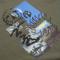 Poetic Collective Skull T-Shirt - Khaki thumbnail