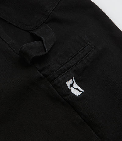 Poetic Collective Split Pants in Black Denim Wash