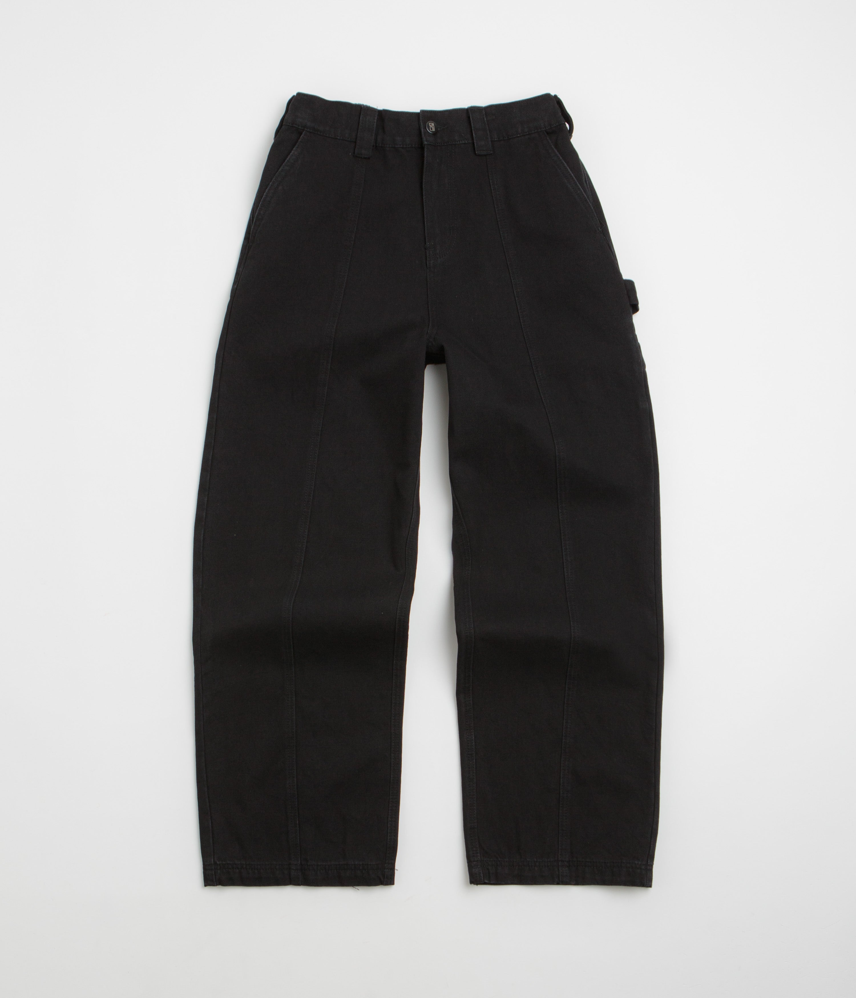 Poetic Collective Split Pants in Black Denim Wash
