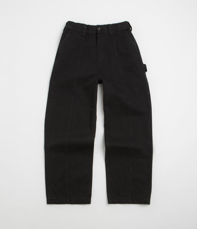 Poetic Collective Split Pants in Black Denim Wash
