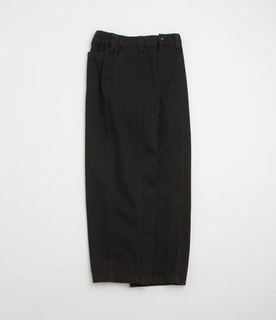 Poetic Collective Split Pants in Black Denim Wash