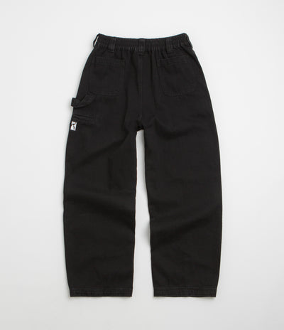 Poetic Collective Split Pants in Black Denim Wash