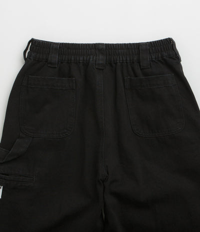Poetic Collective Split Pants in Black Denim Wash