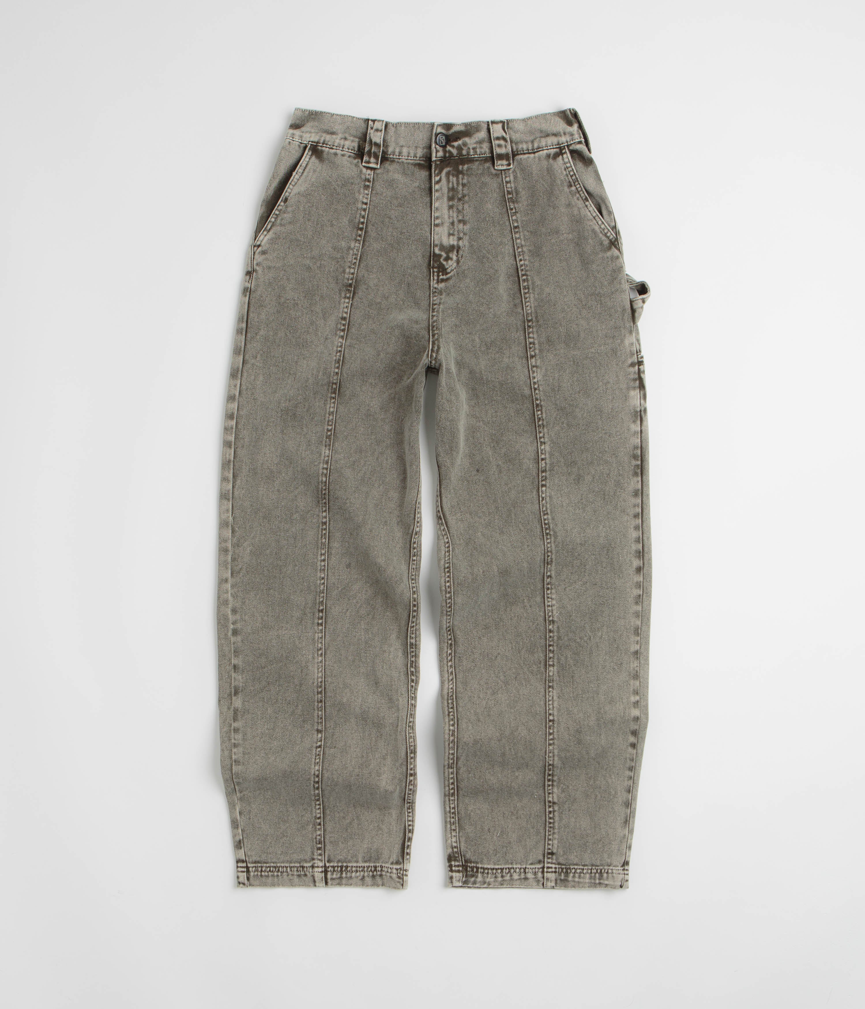Poetic Collective Split Pants - Grey Denim Wash