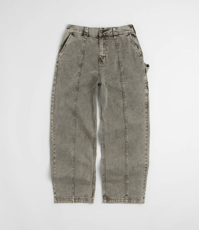 Poetic Collective Split Pants in Grey Denim Wash