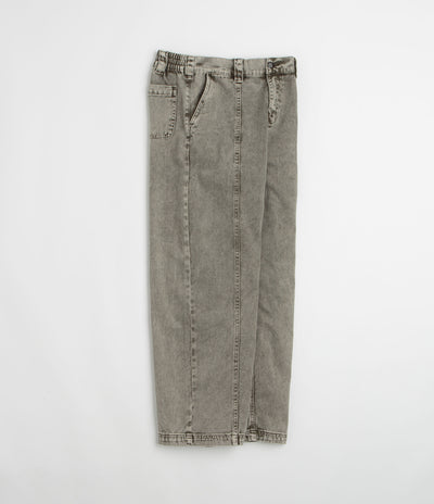 Poetic Collective Split Pants in Grey Denim Wash