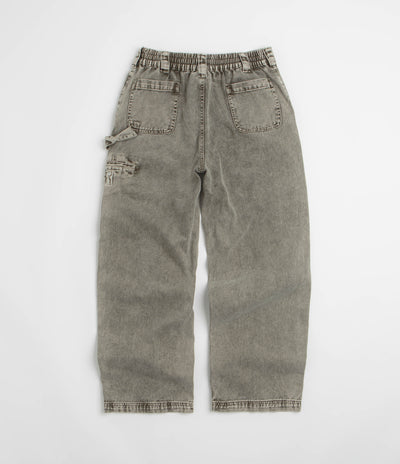 Poetic Collective Split Pants in Grey Denim Wash