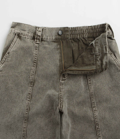 Poetic Collective Split Pants in Grey Denim Wash