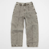 Poetic Collective Split Pants in Grey Denim Wash thumbnail