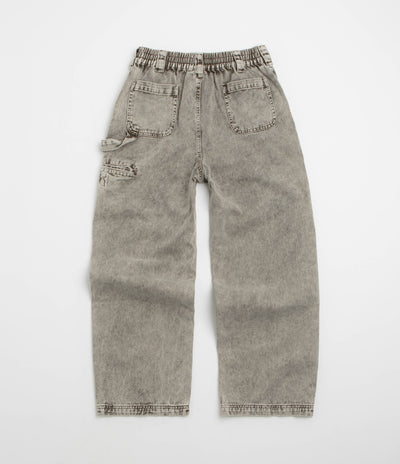Poetic Collective Split Pants in Grey Denim Wash