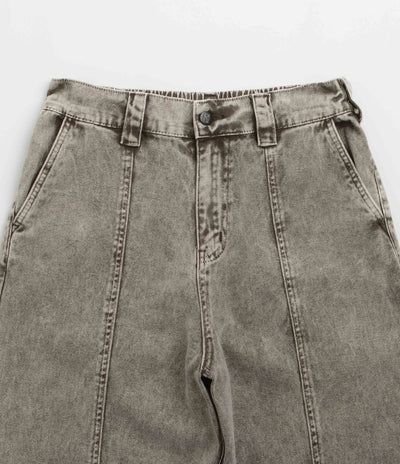 Poetic Collective Split Pants in Grey Denim Wash