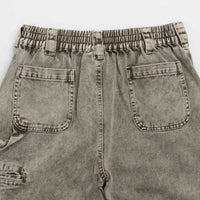 Poetic Collective Split Pants in Grey Denim Wash thumbnail