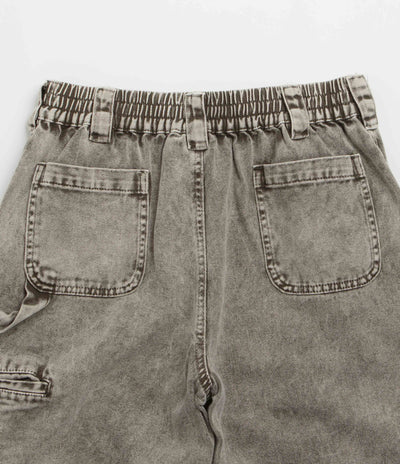 Poetic Collective Split Pants in Grey Denim Wash