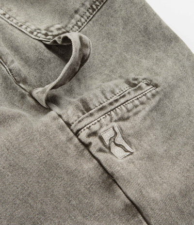 Poetic Collective Split Pants in Grey Denim Wash