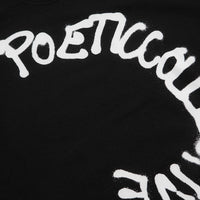 Poetic Collective Spray Crewneck Sweatshirt - Black thumbnail
