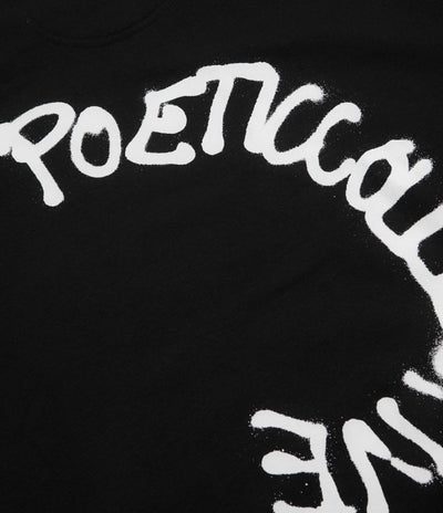 Poetic Collective Spray Crewneck Sweatshirt - Black