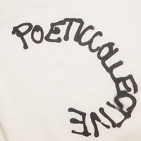 Poetic Collective Spray Crewneck Sweatshirt - Ivory thumbnail