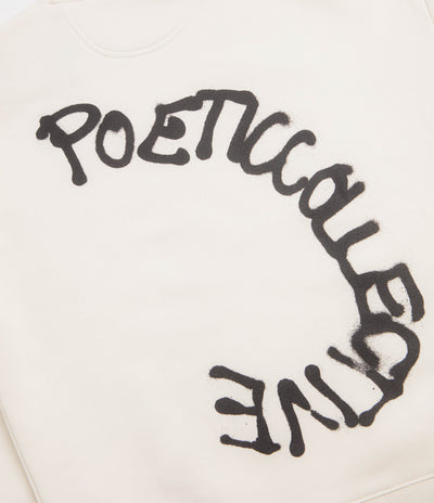 Poetic Collective Spray Crewneck Sweatshirt - Ivory