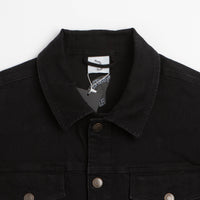 Poetic Collective Spray Denim Jacket - Black thumbnail