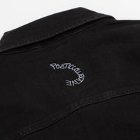 Poetic Collective Spray Denim Jacket - Black thumbnail